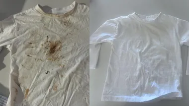 before an dafter for home made stain remover