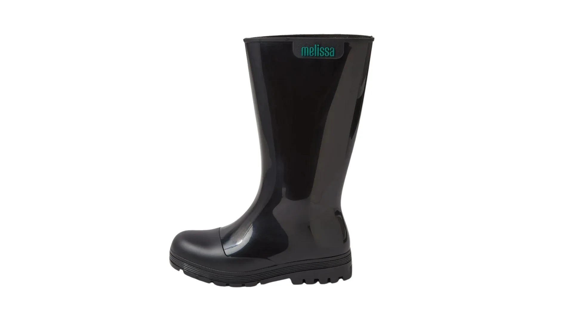 The Melissa Welly black PVC gumboots.