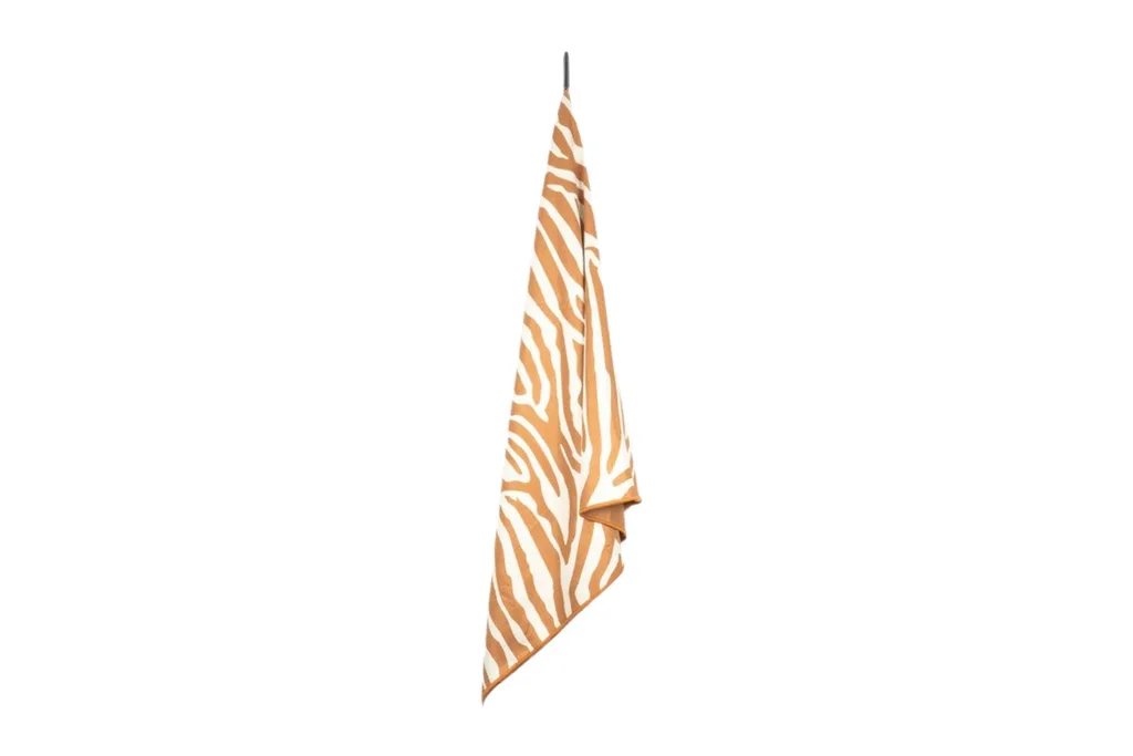 sand free beach towel zebra stripe