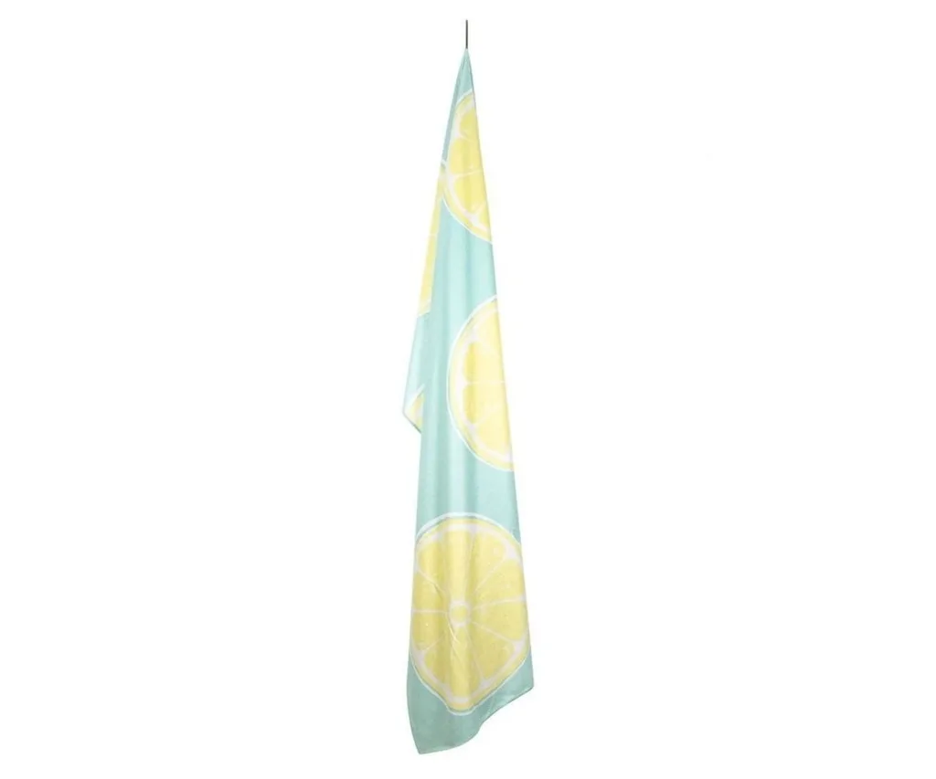 Sand Society Sand Free Double Beach Towel in Lemons