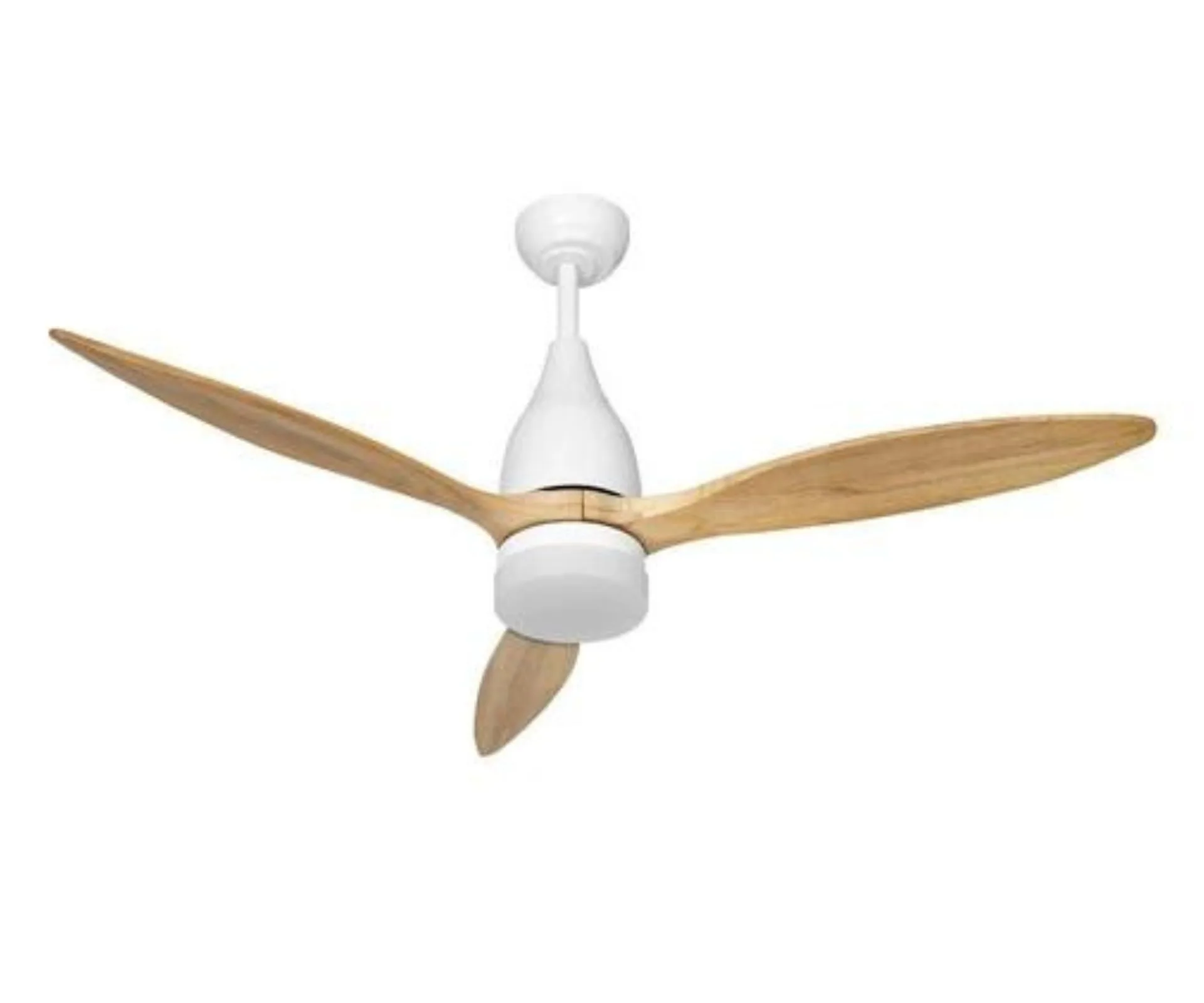 Devanti 52'' Ceiling Fan AC Motor w/Light w/Remote - Light Wood