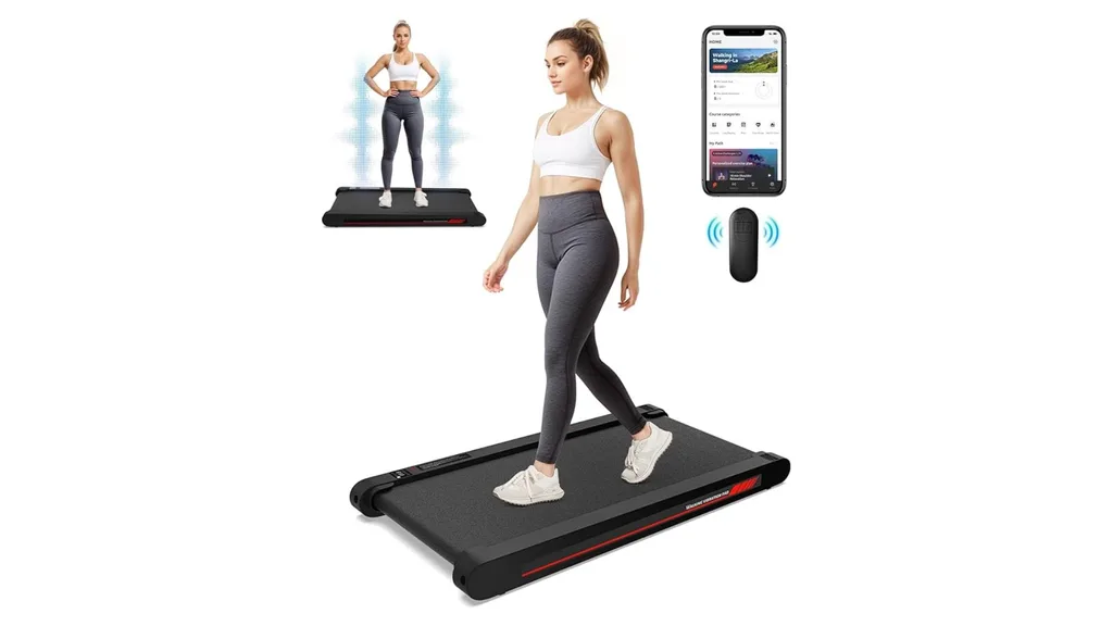 Sperax 3-in-1 Walking Pad treadmill with vibration mode.
