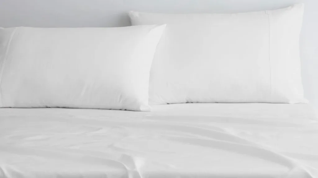 Sheridan 500 thread count Egyptian cotton sheets in Snow.