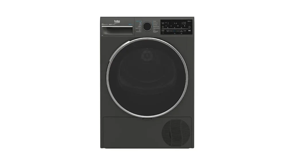 The Beko 9kg Hybrid Heat Pump Dryer with Steam - Graphite.