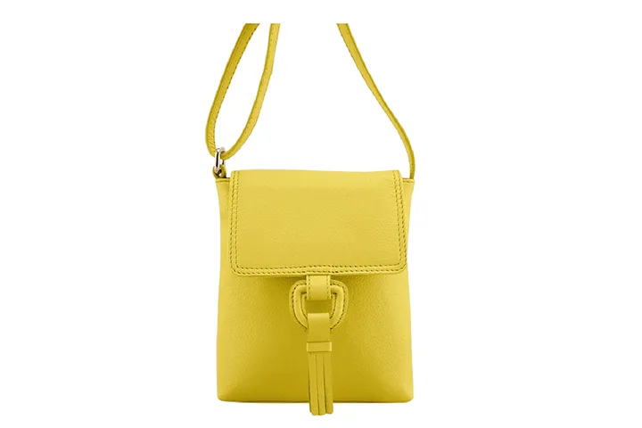 saffron yellow crossbody bag