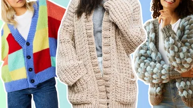 10 easy cardigan knitting patterns, free to download