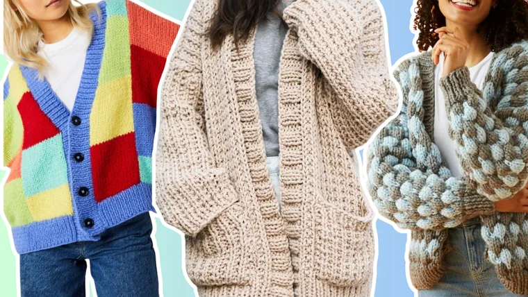 10 easy cardigan knitting patterns, free to download