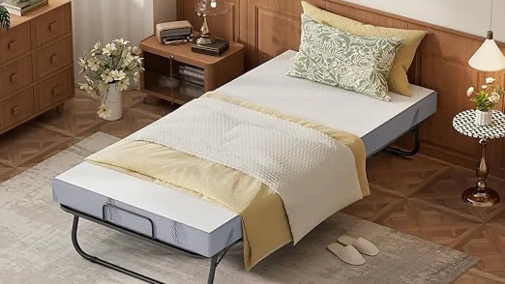 Karcog Folding Bed with Mattress
