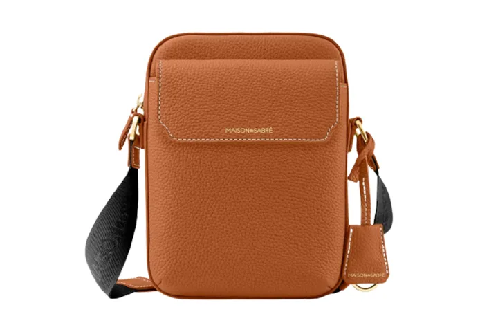 brown leather cross body bag