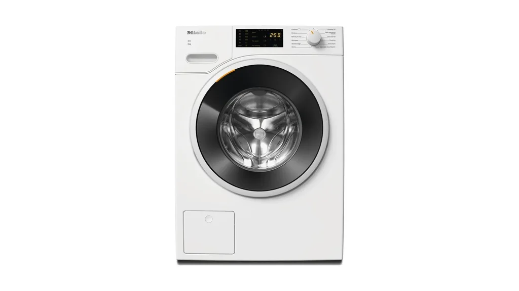 The Miele 8kg Front Load Washing Machine (WWD120).