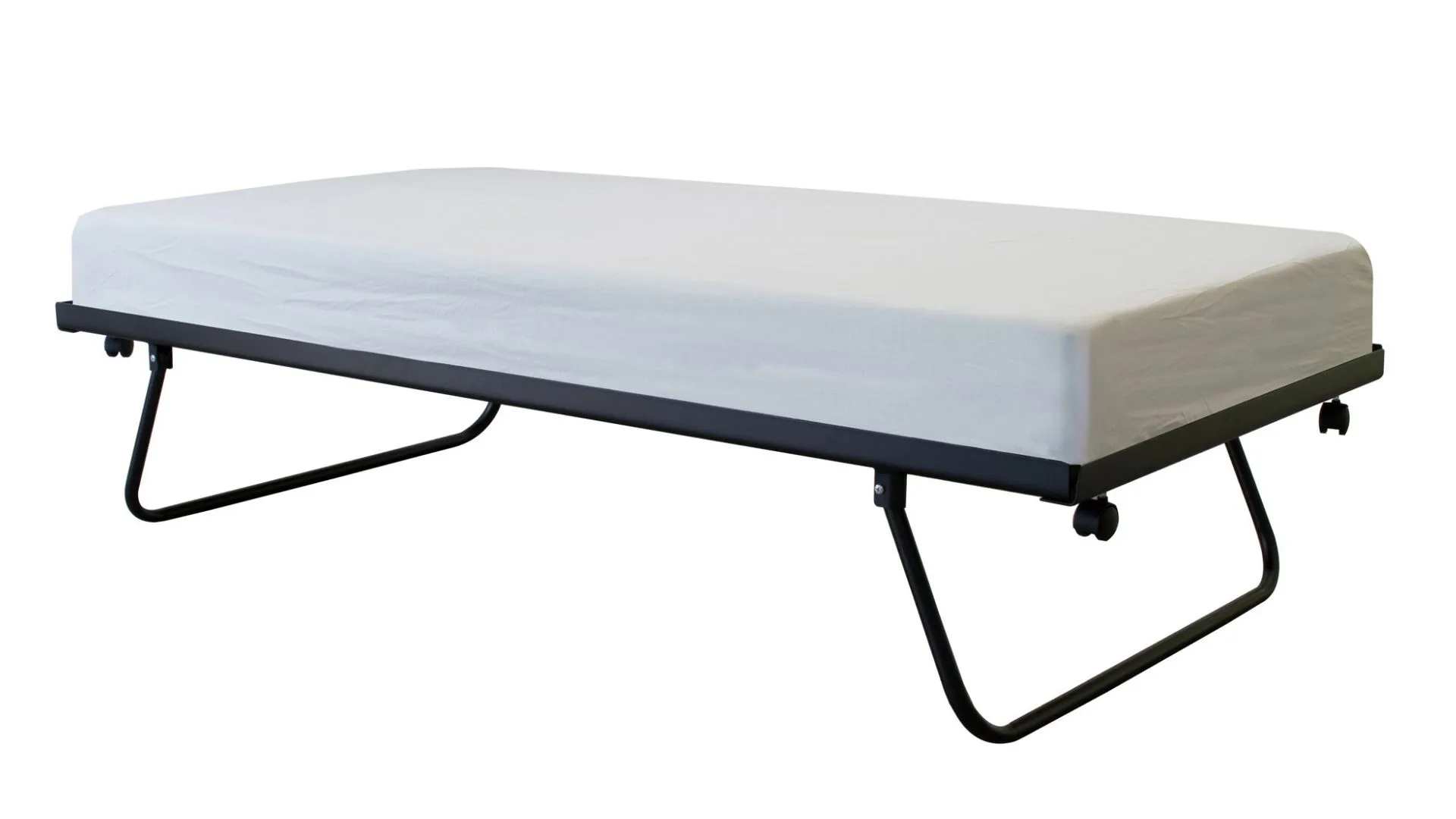 TubeCo Black Ruby Steel Trundle Bed