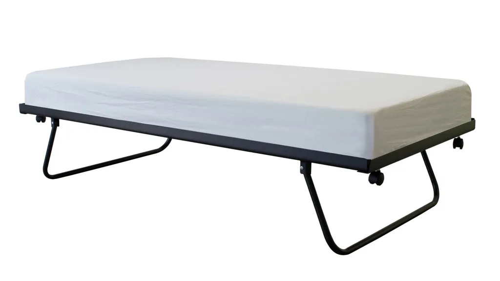 TubeCo Black Ruby Steel Trundle Bed