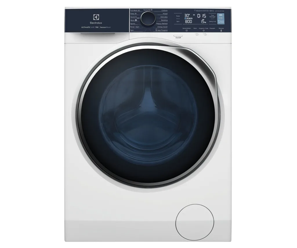 Electrolux 10kg Front Load Washing Machine with SensorWash in white