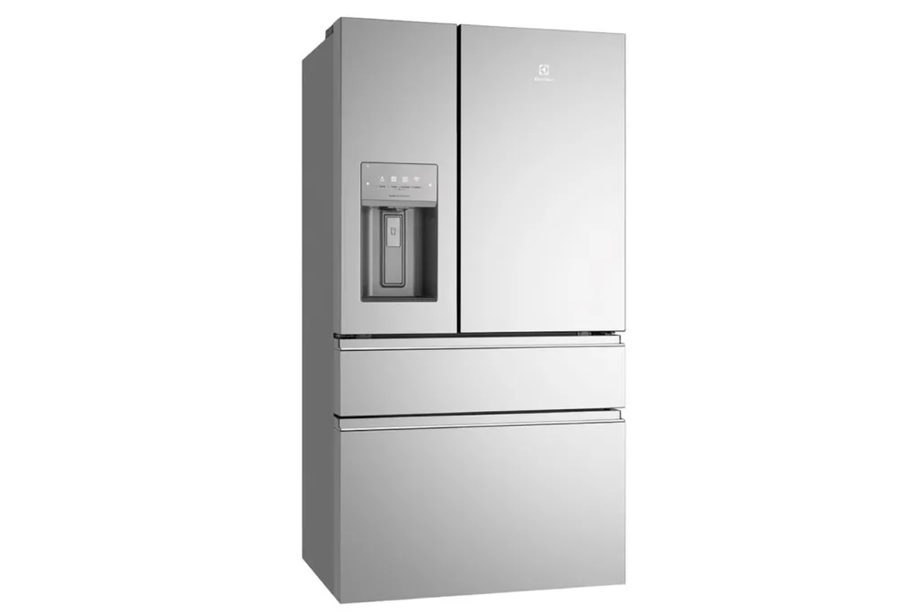 The Electrolux 609L French Door Fridge (EHE6899SA) in Stainless Steel.