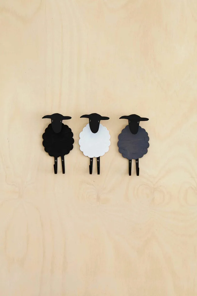 three sheep hooks