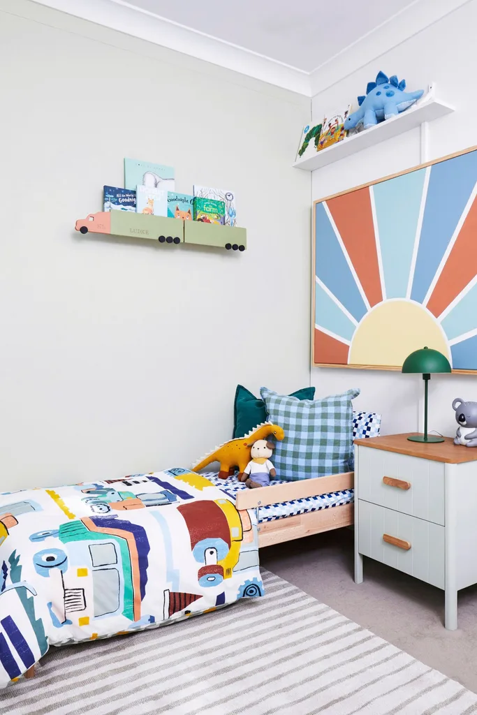 kids car themed bedroom