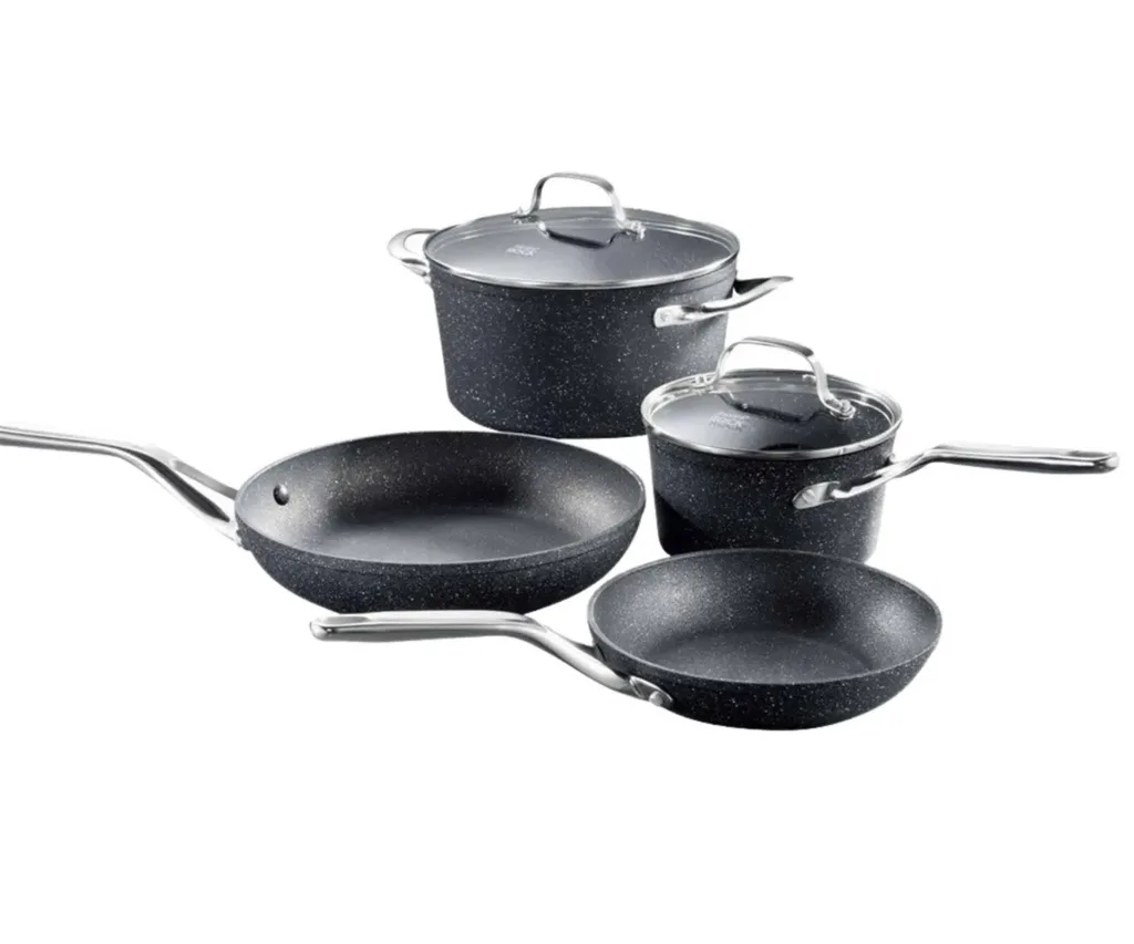 Baccarat Rock 4-piece non-stick cookware set