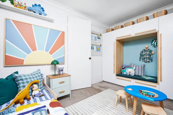 kids car-inspired kids room