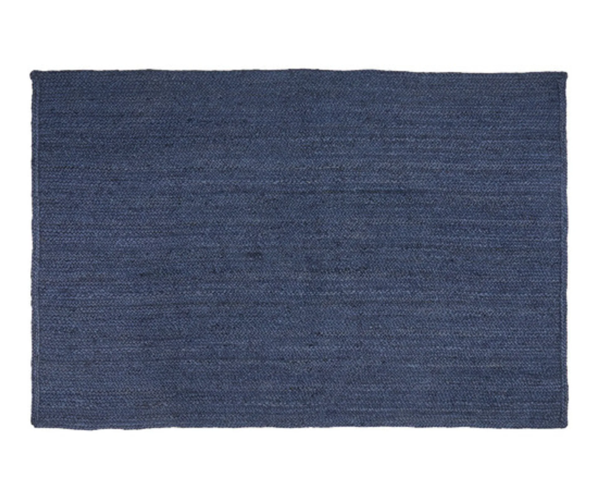 blue jute contemporary rug