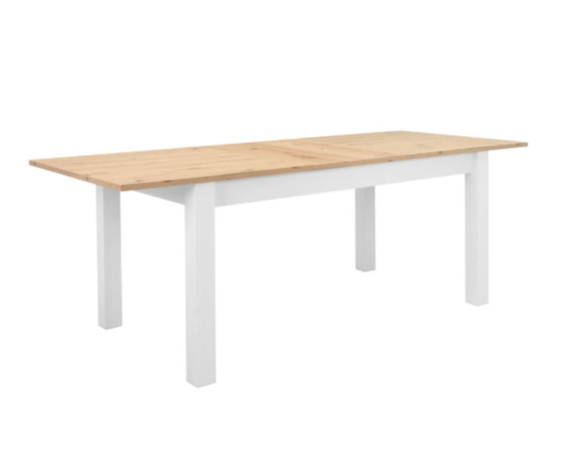 White Brenna Extendable Dining Table