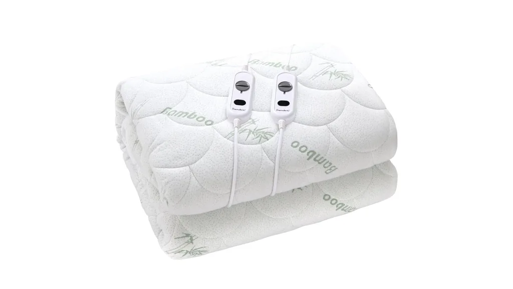The Dreamaker Bamboo Quilted Electric Heated Blanket.
