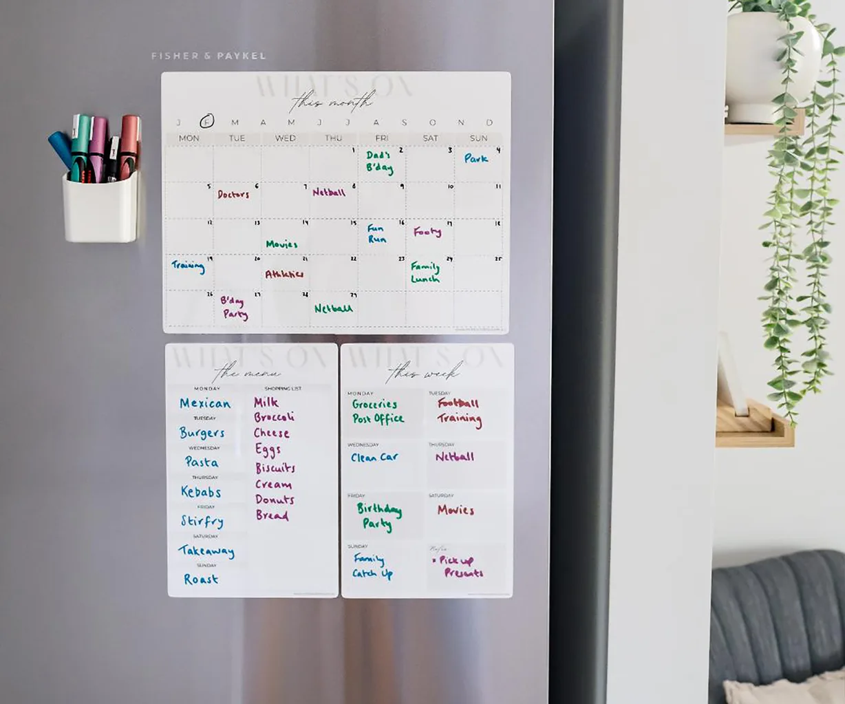 Mum's genius family calendar will organise your entire household