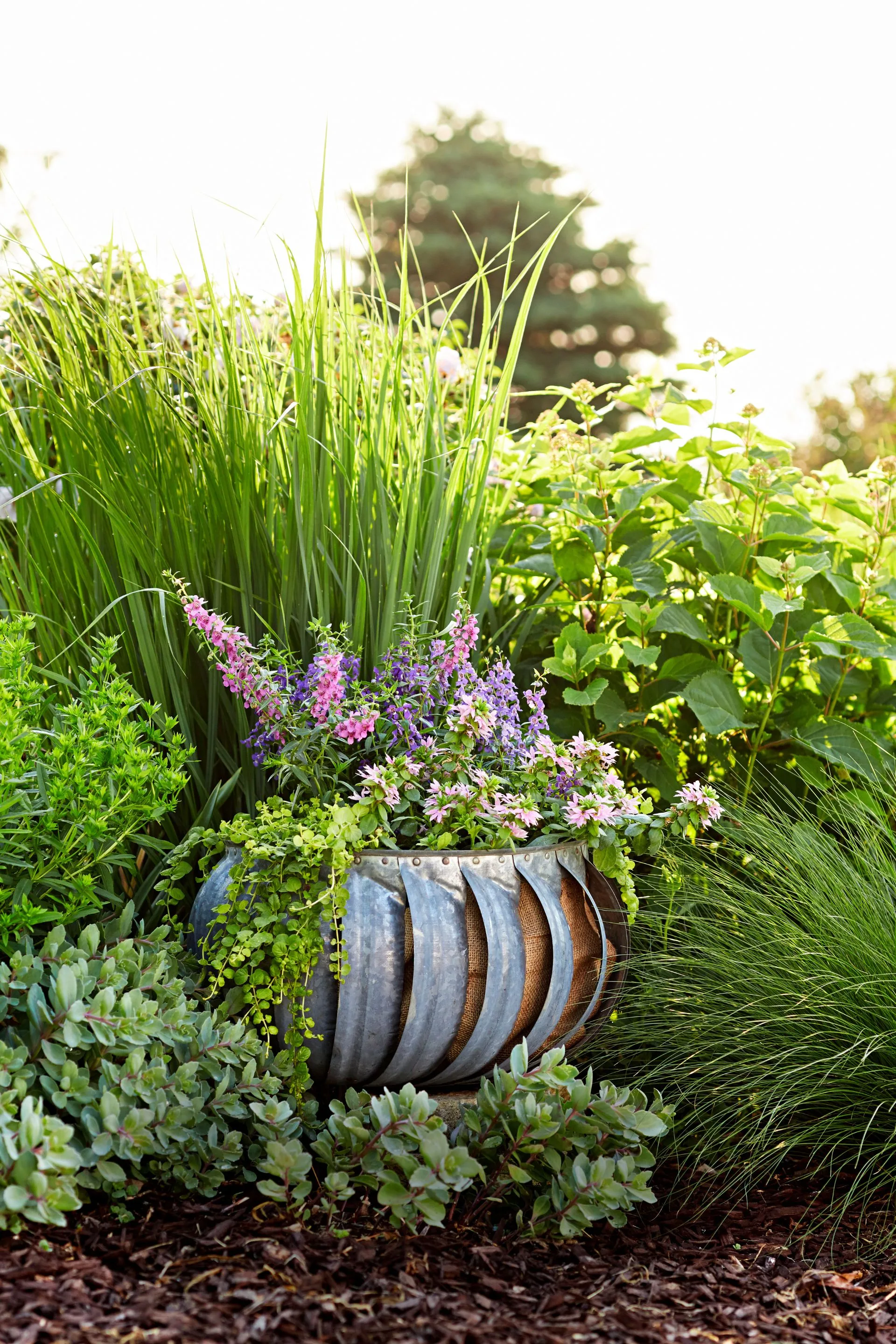 upcycled planter pot