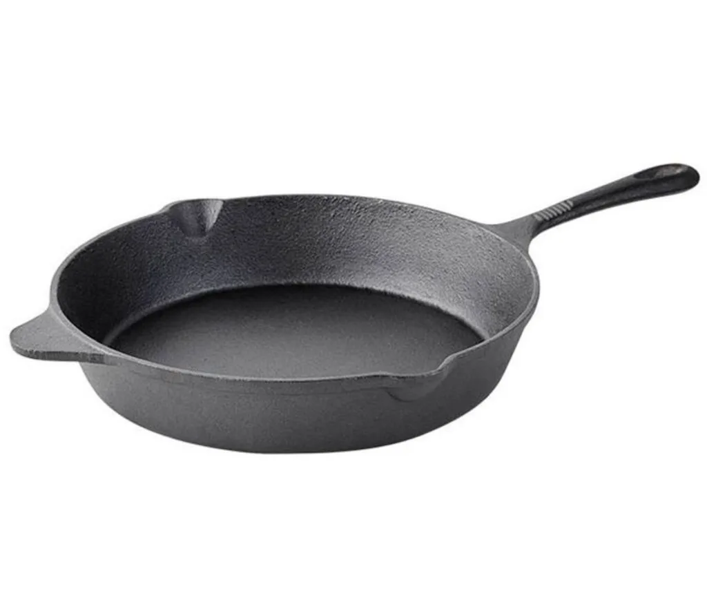 Smith + Nobel Raw 30 cm Cast Iron Skillet Black