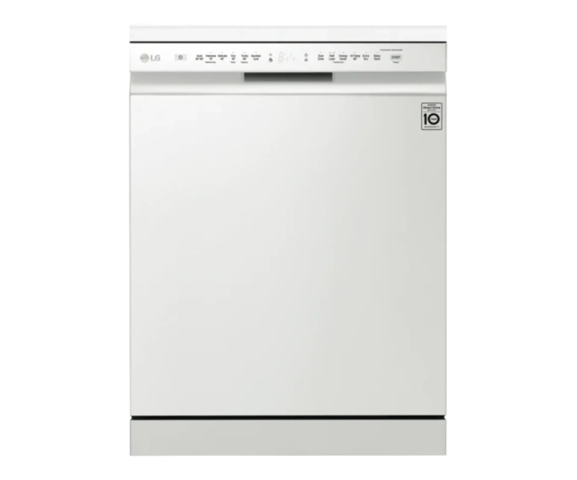LG QuadWash dishwasher in white finish under $1000