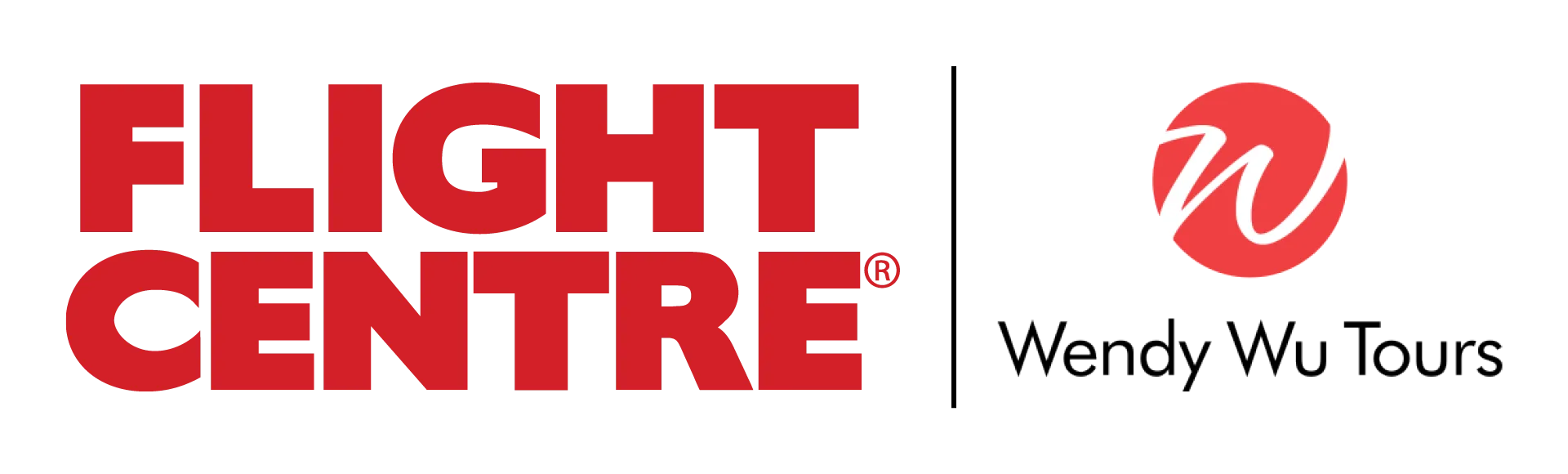 Sponsor logo of Flight Centre and Wendy Wu Tours