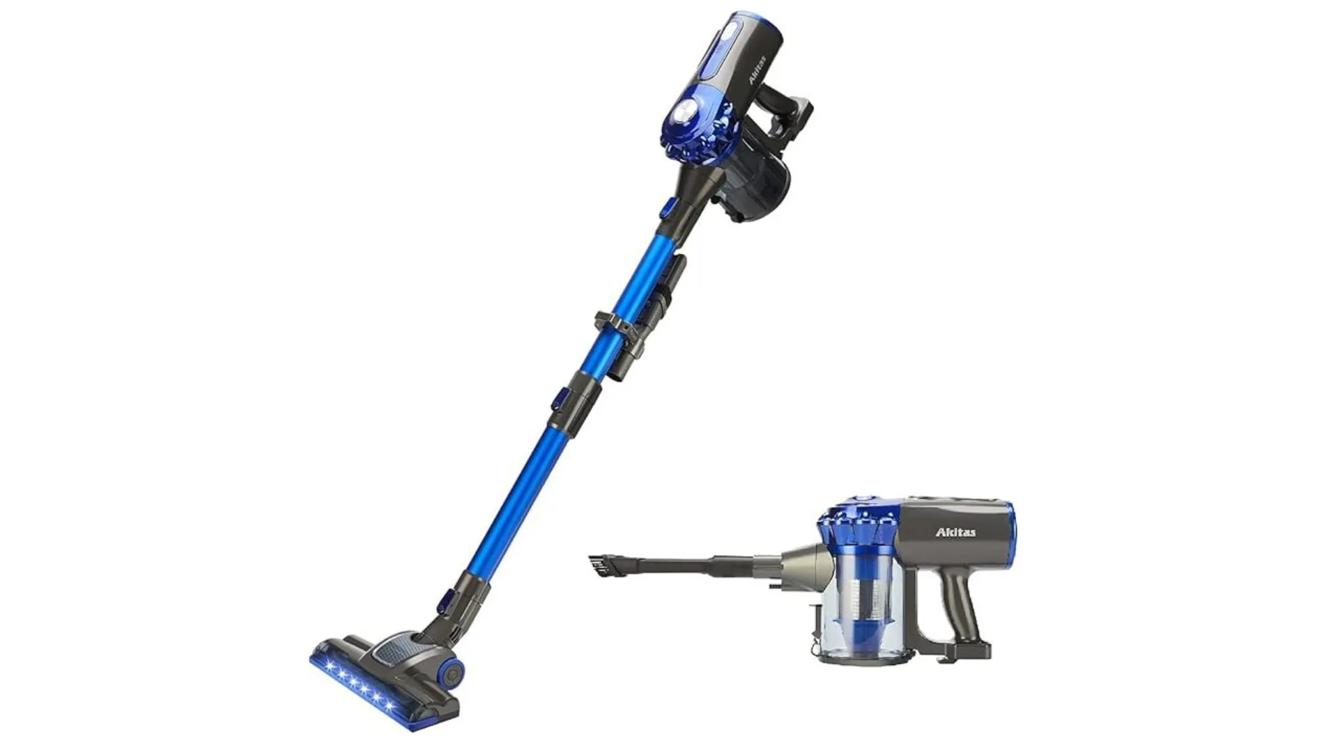 Akitas 3in1 Cordless Vacuum Cleaner Upright Handheld Stick Lightweight