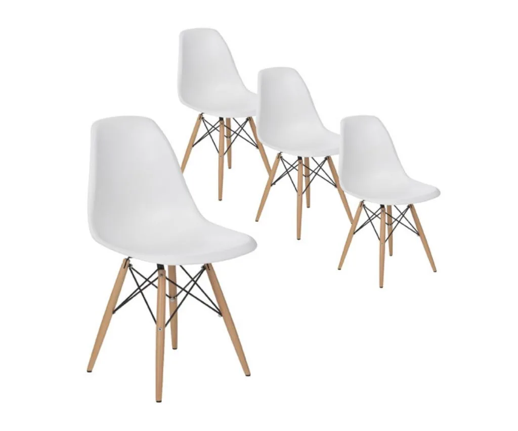 Eames Replica Dining Chairs Set of 4