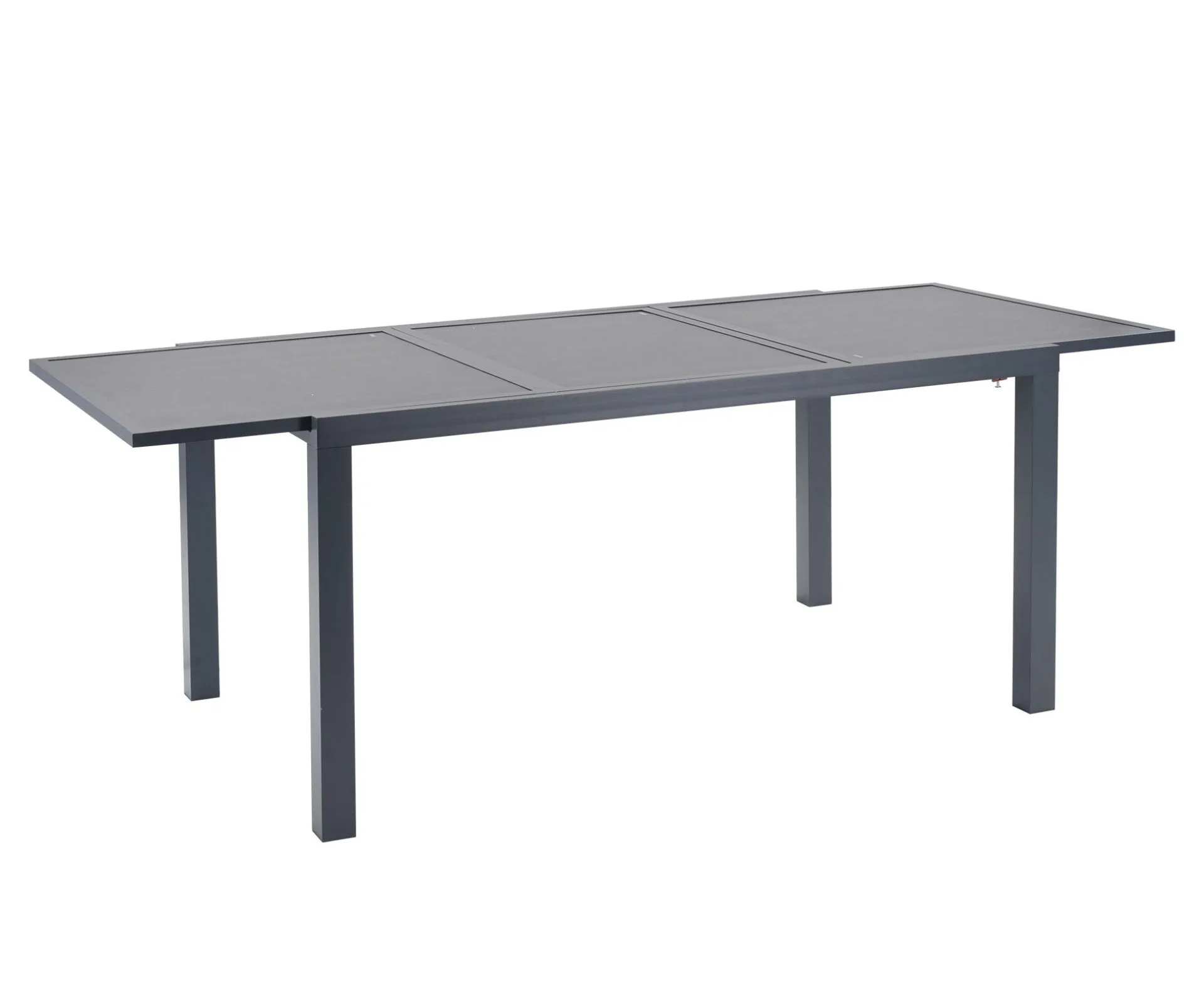 Expandable Steve Outdoor Dining Table with Charcoal Ceramic Effect