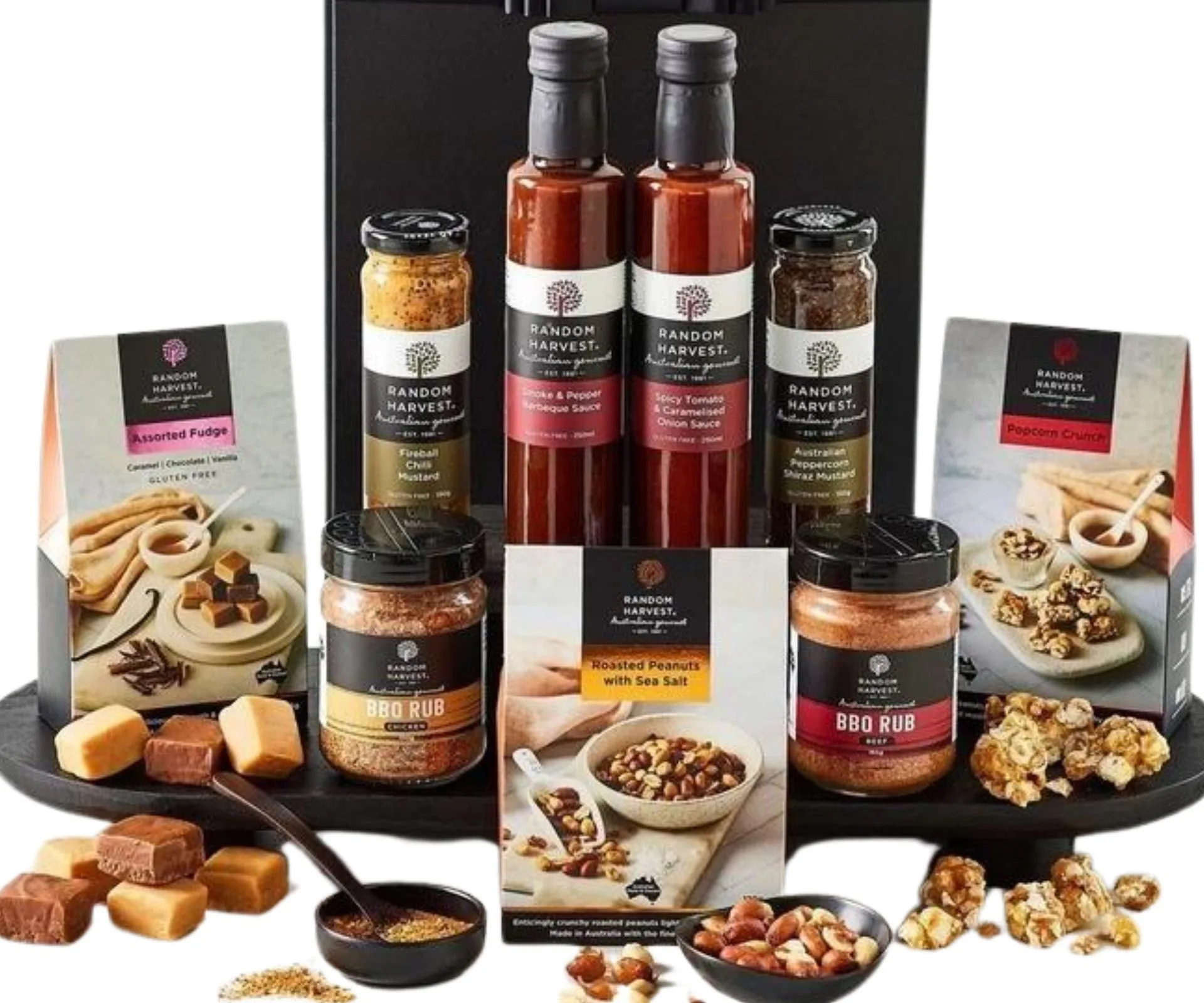 bbq gift hamper with sauces