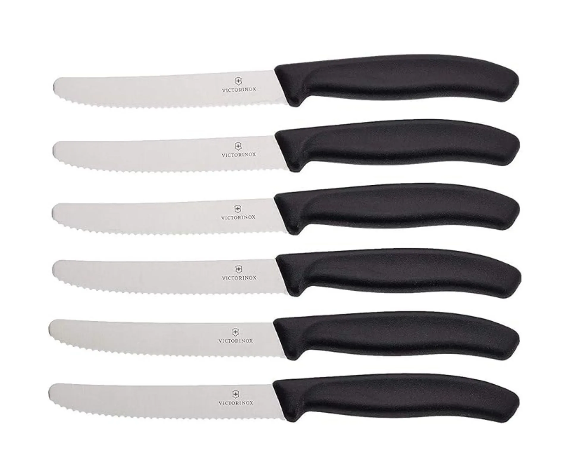 Victorinox 6-Piece Wavy Edge Steak and Tomato Knife