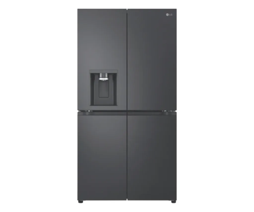 LG 637L French door refrigerator.