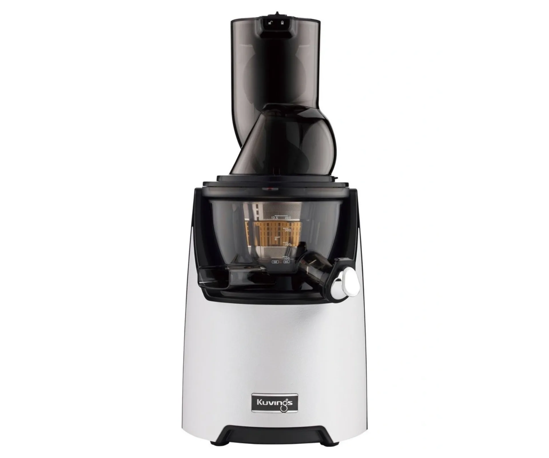 Kuvings slow press juicer in white