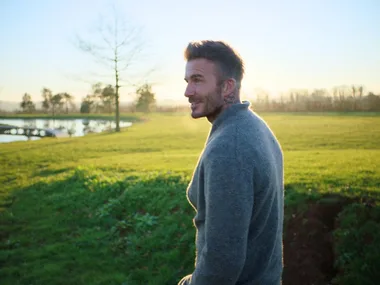 david beckham in a field