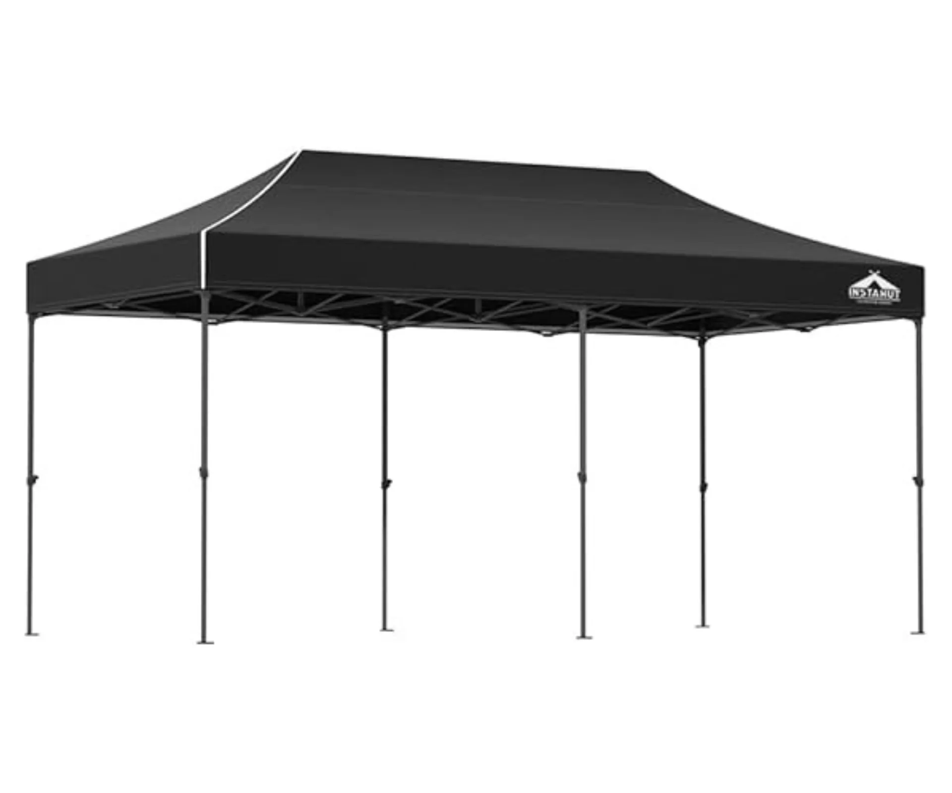 giant instahut gazebo with 6 poles and cross bar frame
