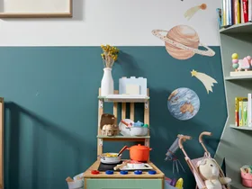 Build your kids their own play kitchen for worry-free days at home