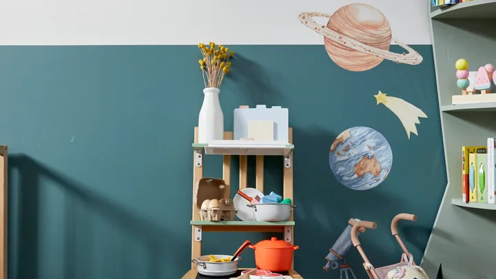 Build your kids their own play kitchen for worry-free days at home