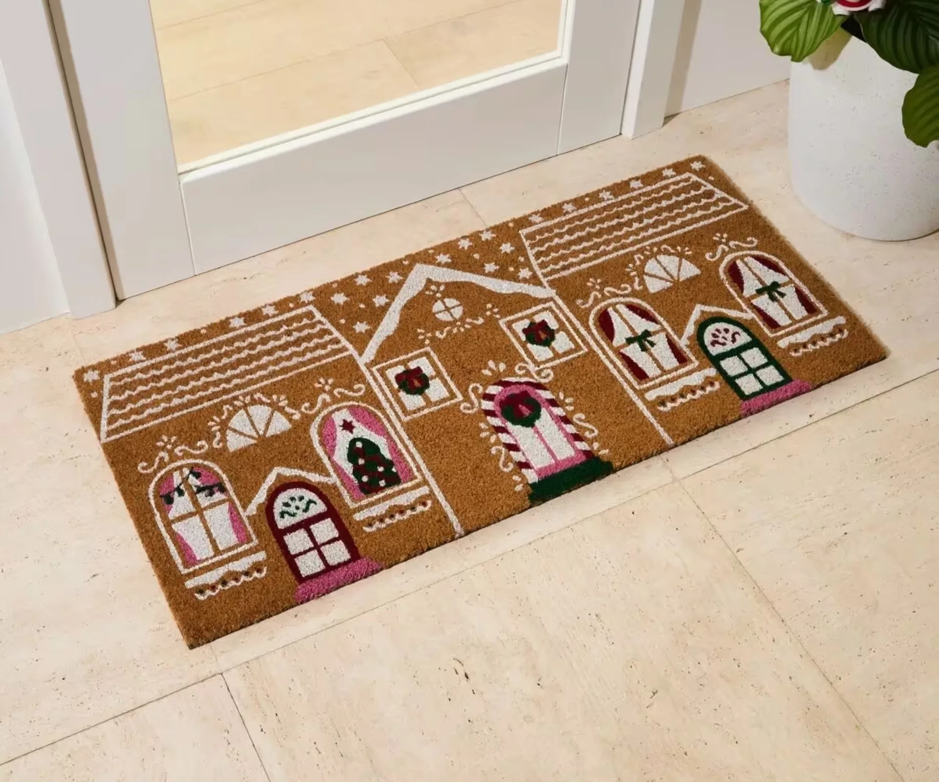 kmart christmas village doormat
