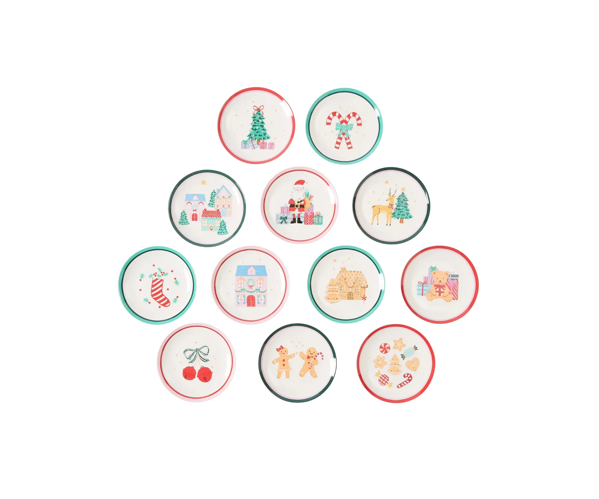 kmart christmas plates