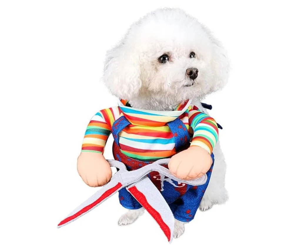 dog halloween costume scissors style doll