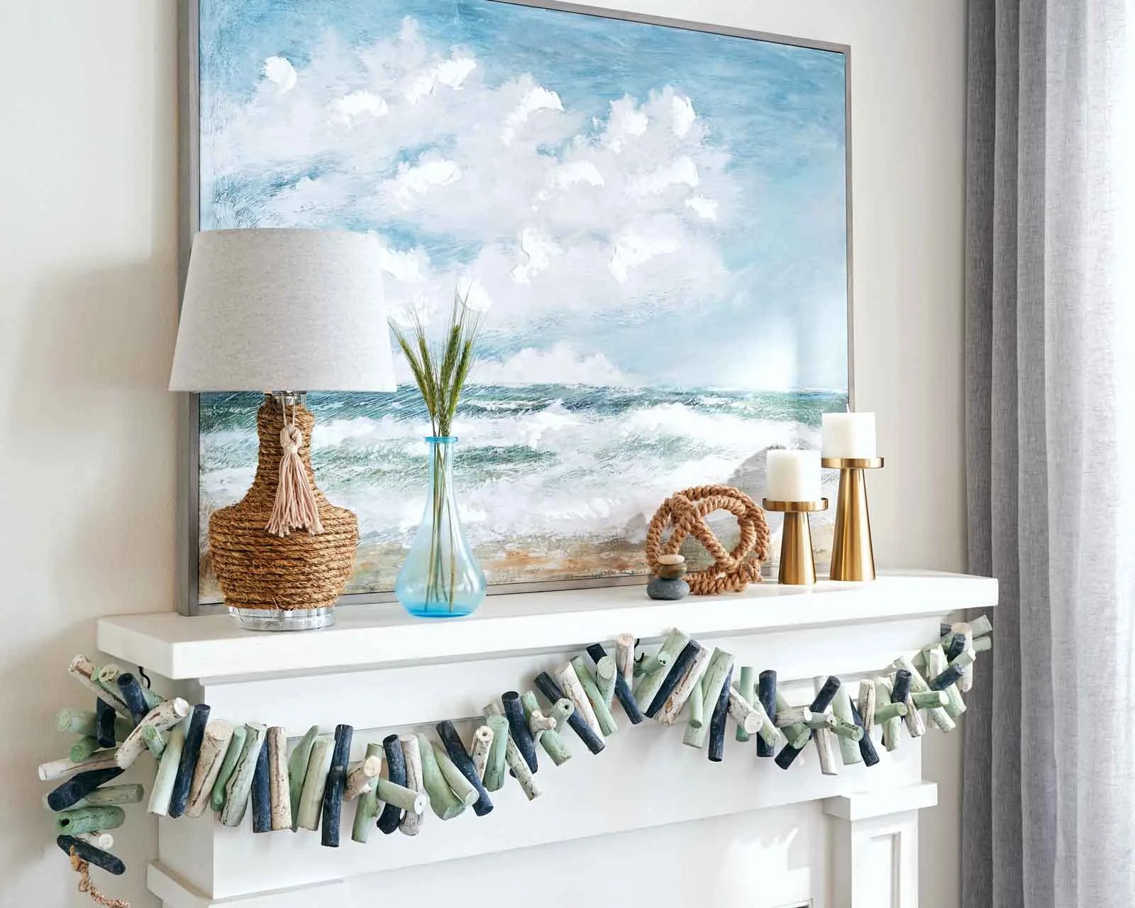 wooden garland