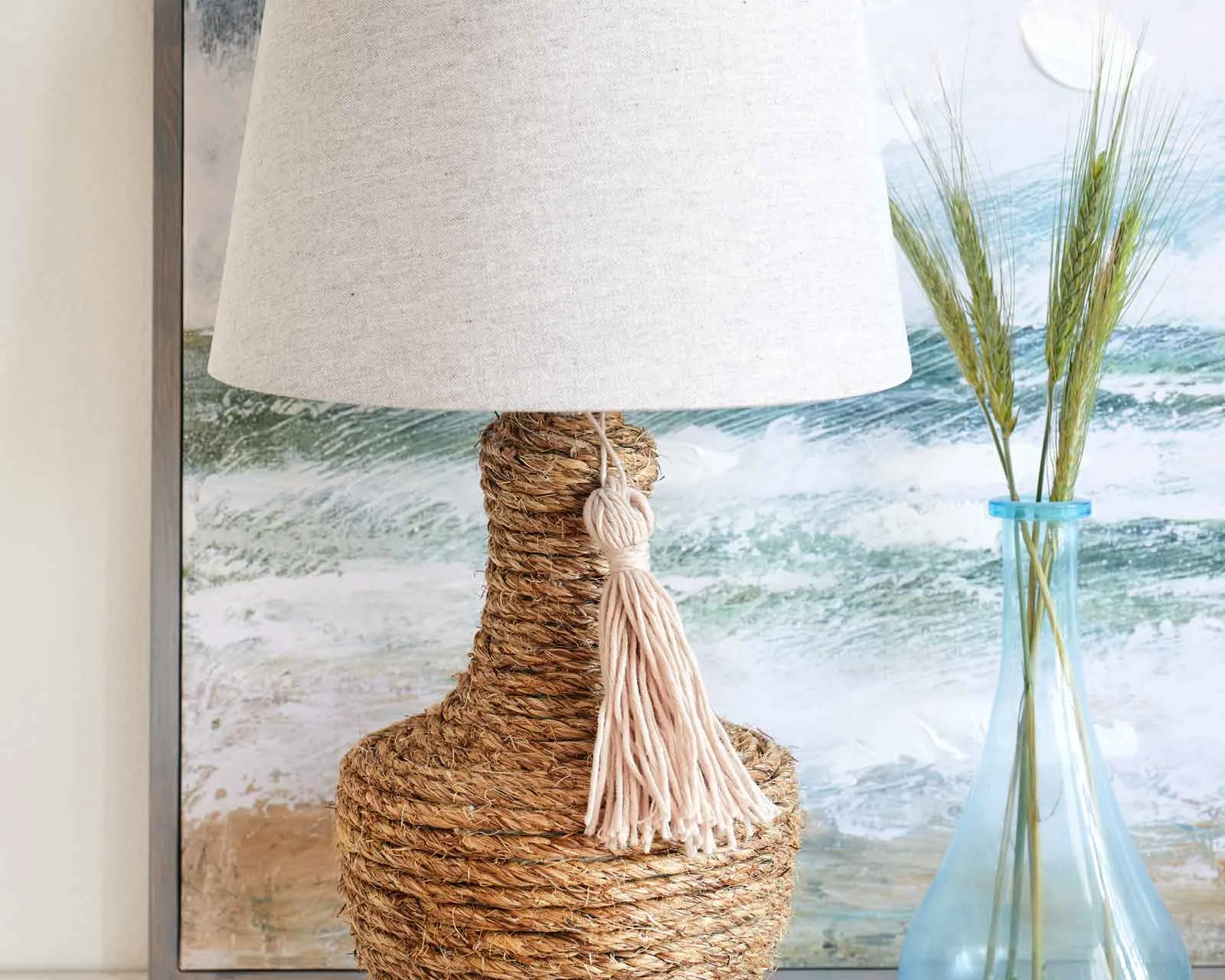 rope wrapped lamp