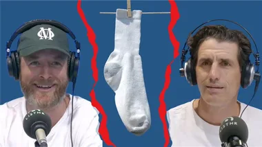 How often should you wash your socks? Hamish & Andy’s gross laundry debate