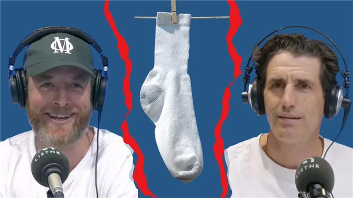How often should you wash your socks? Hamish & Andy’s gross laundry debate