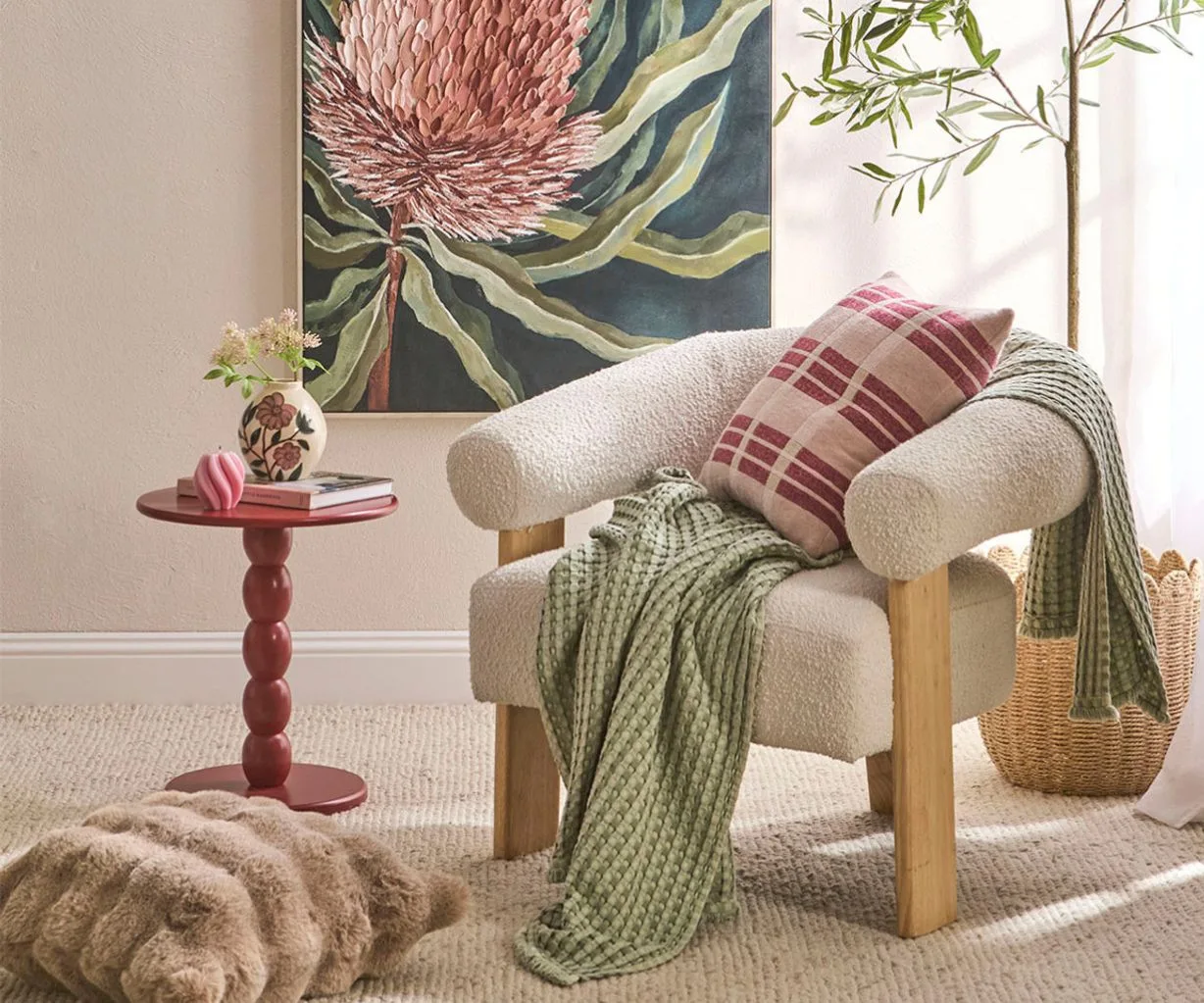 Muse Ollie Boucle Occasional Chair