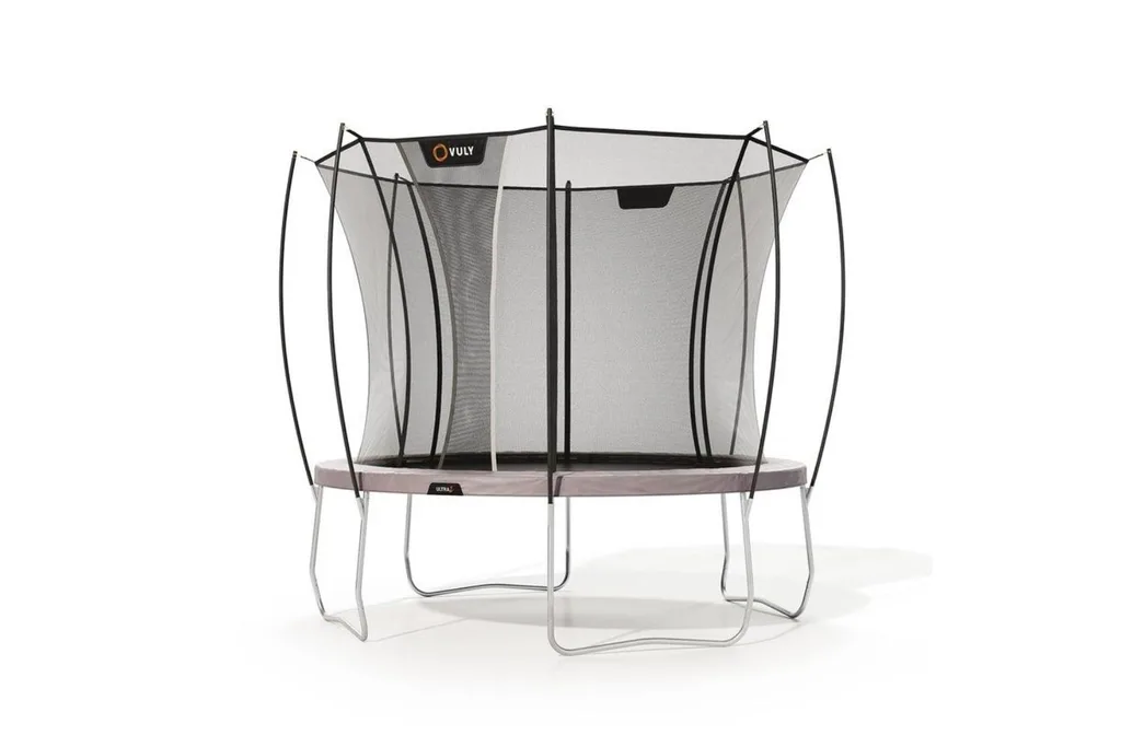The Vuly Ultra 2 Medium 10ft Trampoline with enclosure.